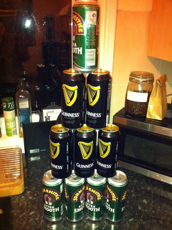 Its been a while since we built a beer tower during a podcast, but Gow just felt the need this week